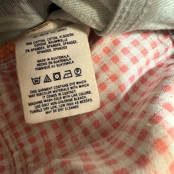 PILCRO‎ Anthropologie Women 29 Stet Fit Cigarette Light Grunge Straight Jeans - Picture 7 of 14